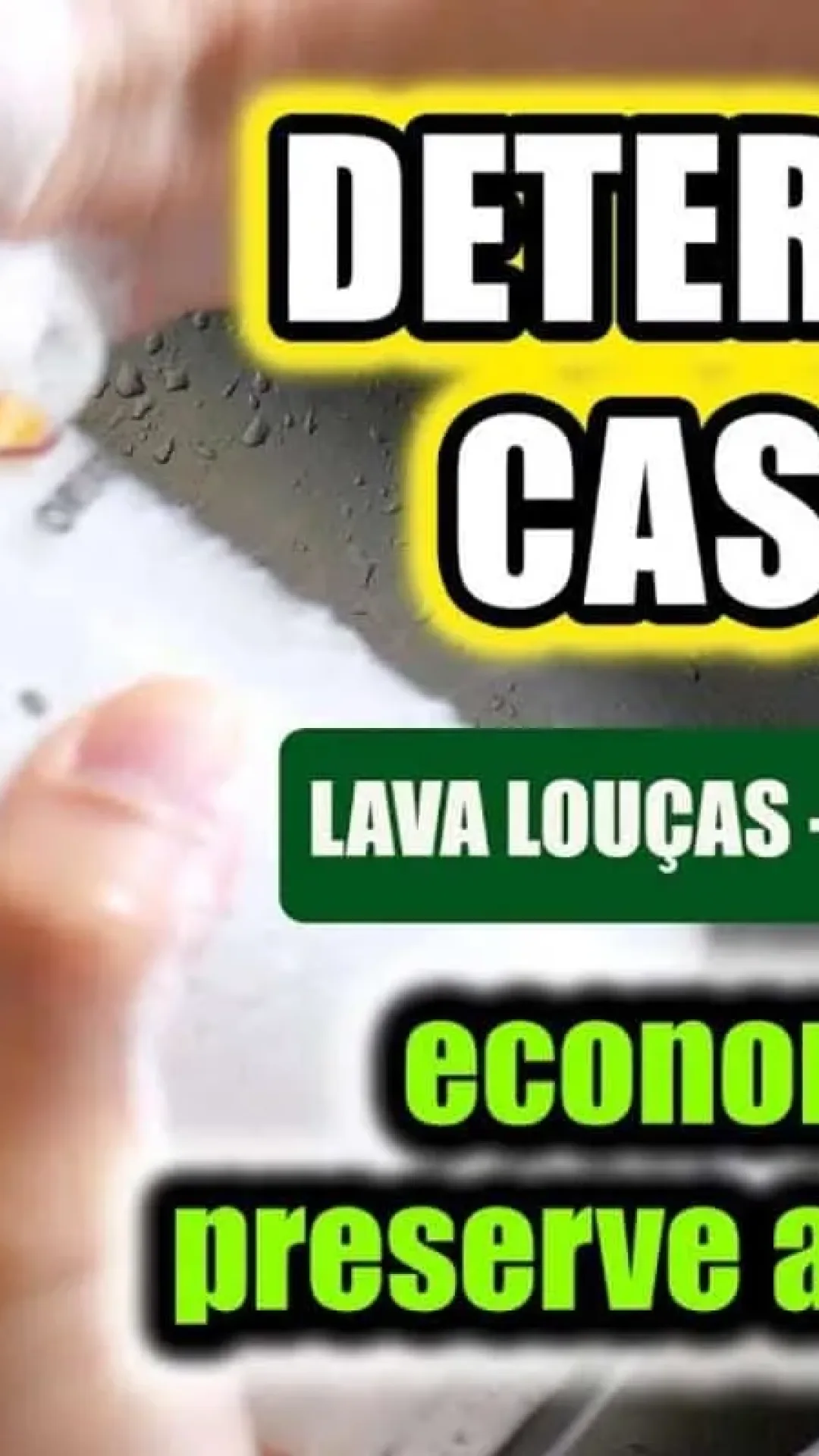Receita de detergente caseiro para você economizar tempo e dinheiro neste natal