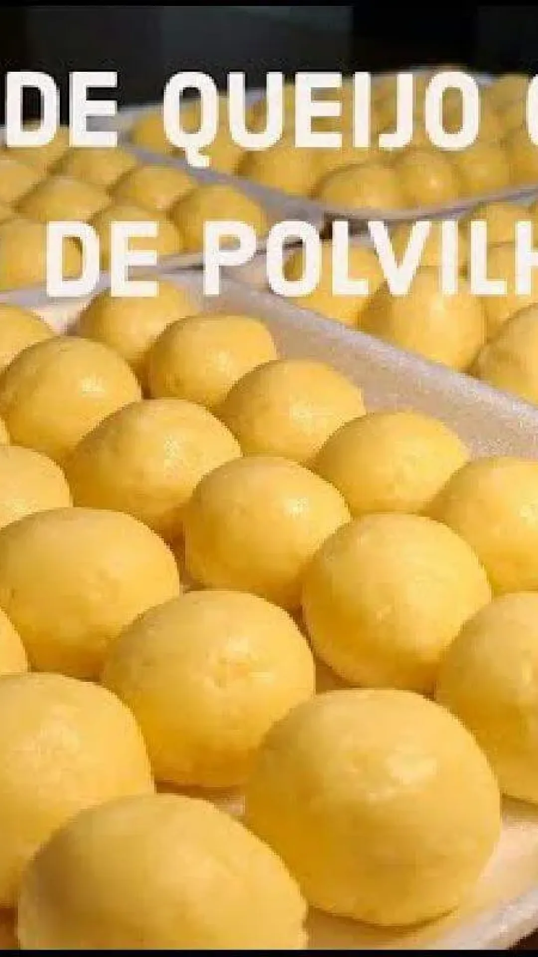 Receita de pão de queijo que rende bastante e fica perfeito