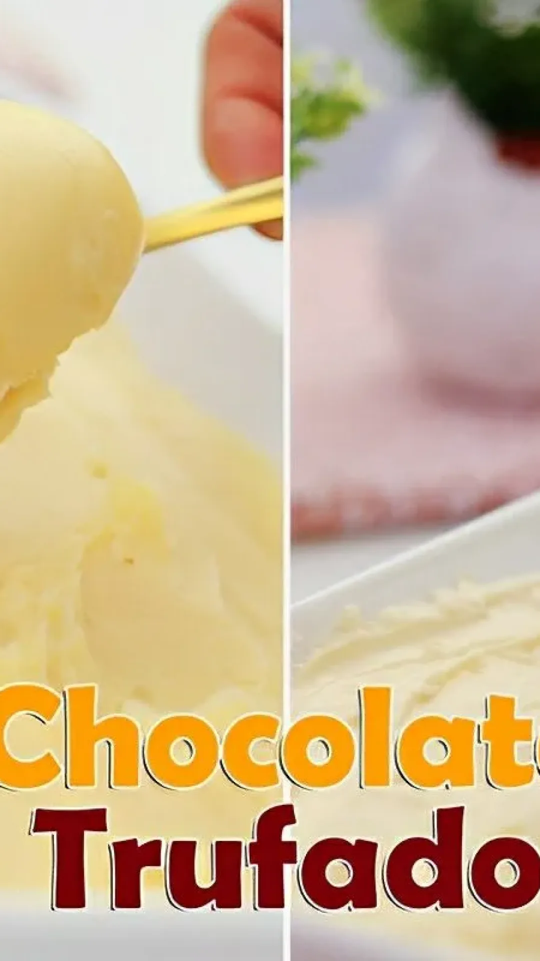 Recheio de chocolate branco trufado perfeito para bolos tortas e trufas