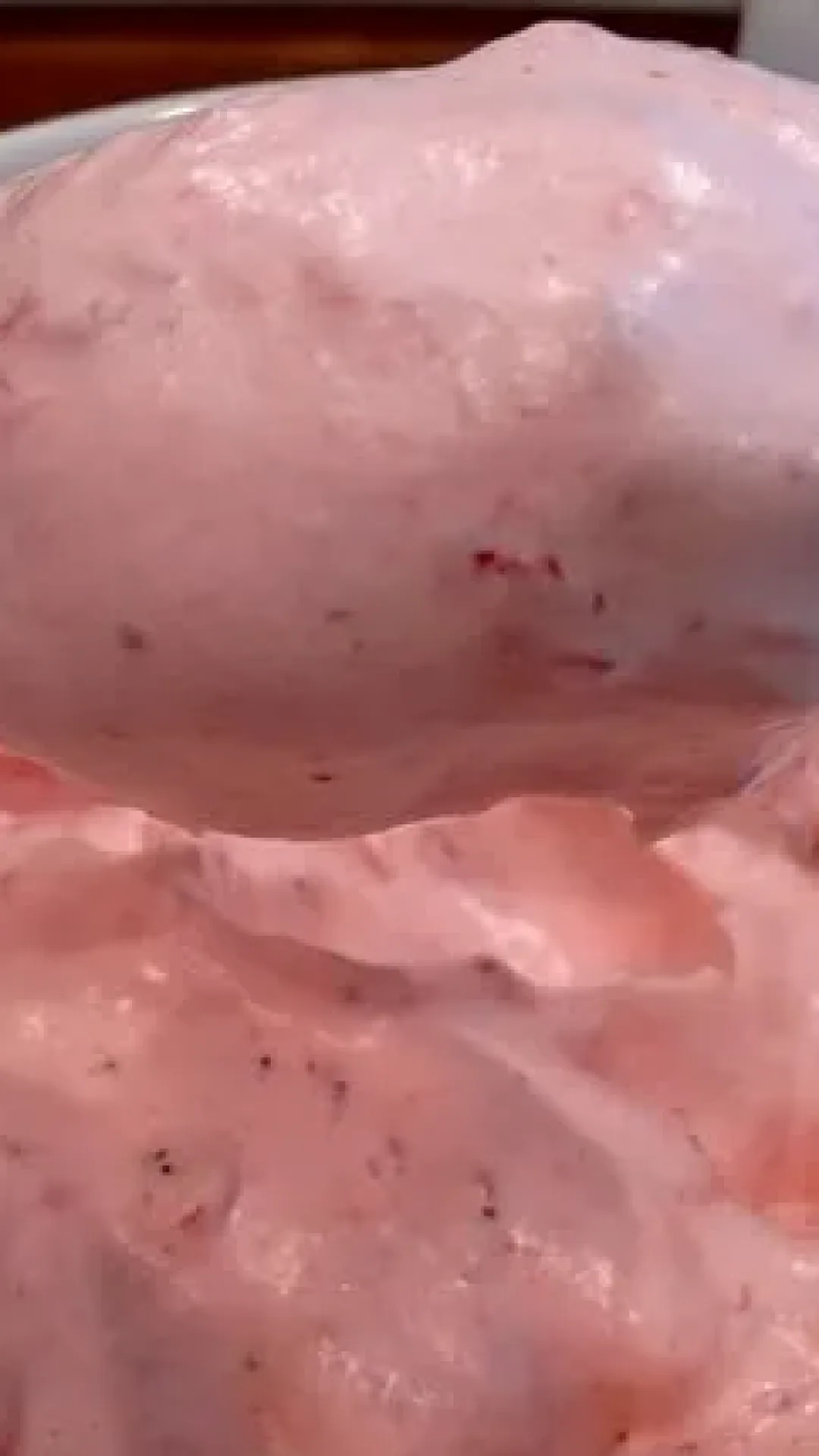 Recheio de Mousse de Morango da Isamara