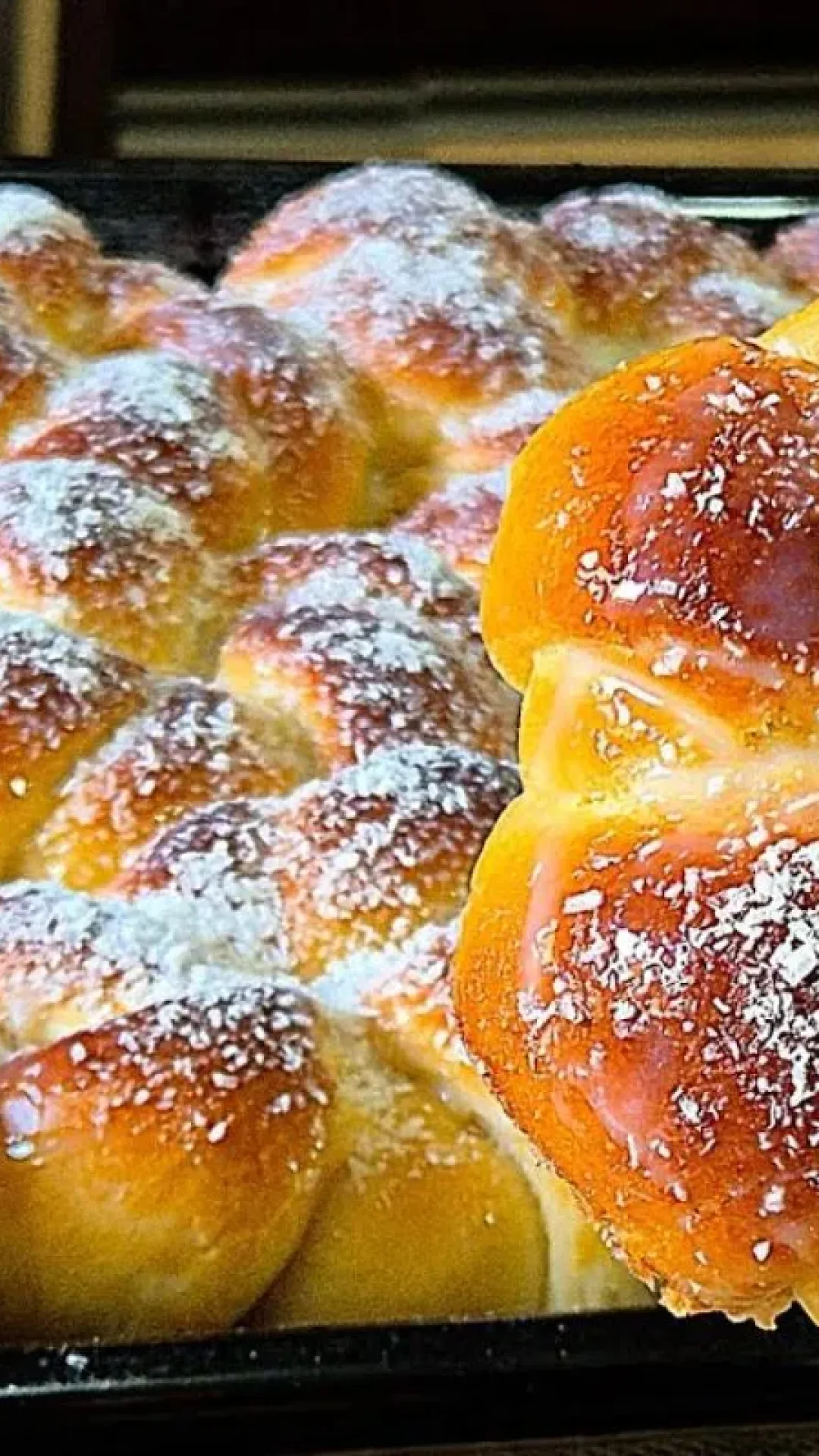 Rosquinha assada e recheada bem fofinha e deliciosa para servir no café ou lanche