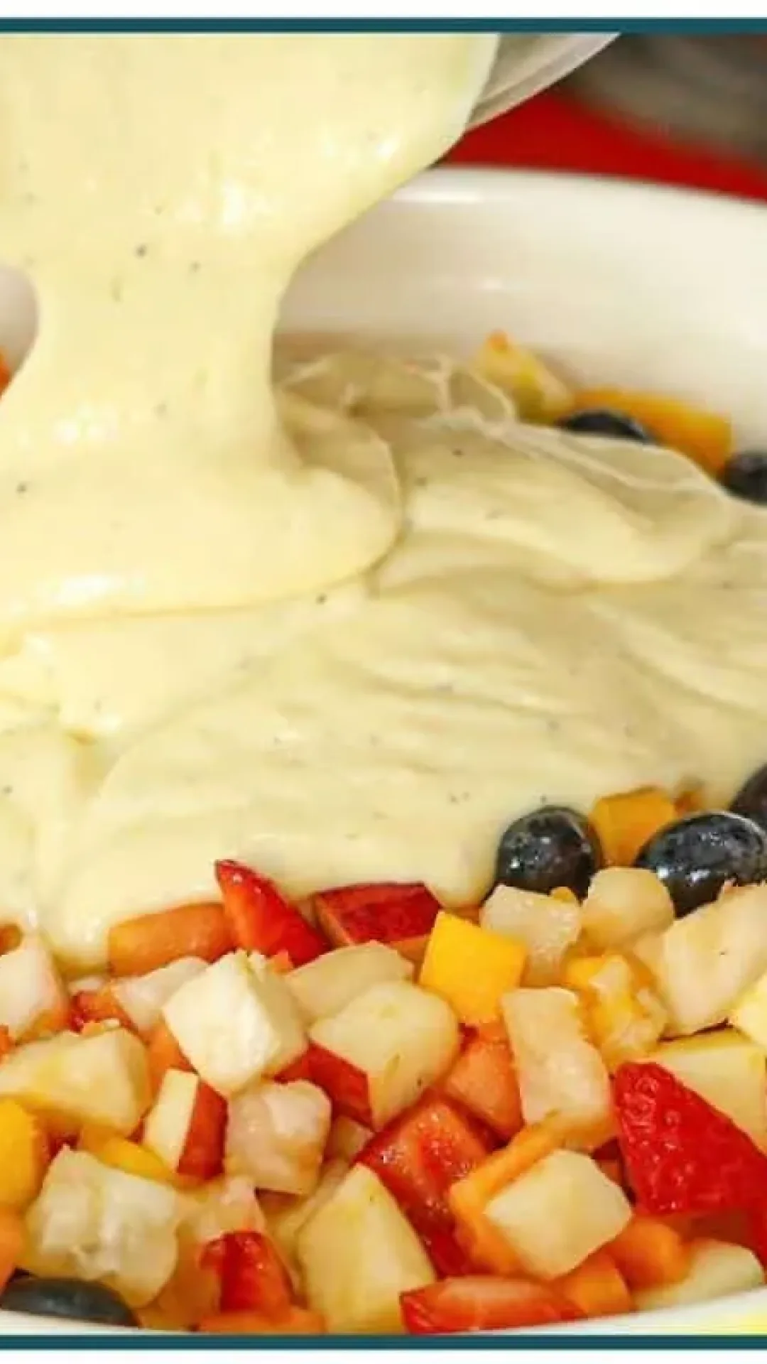 Salada de frutas com creme de maracujá: sobremesa refrescante e perfeita para dias quentes