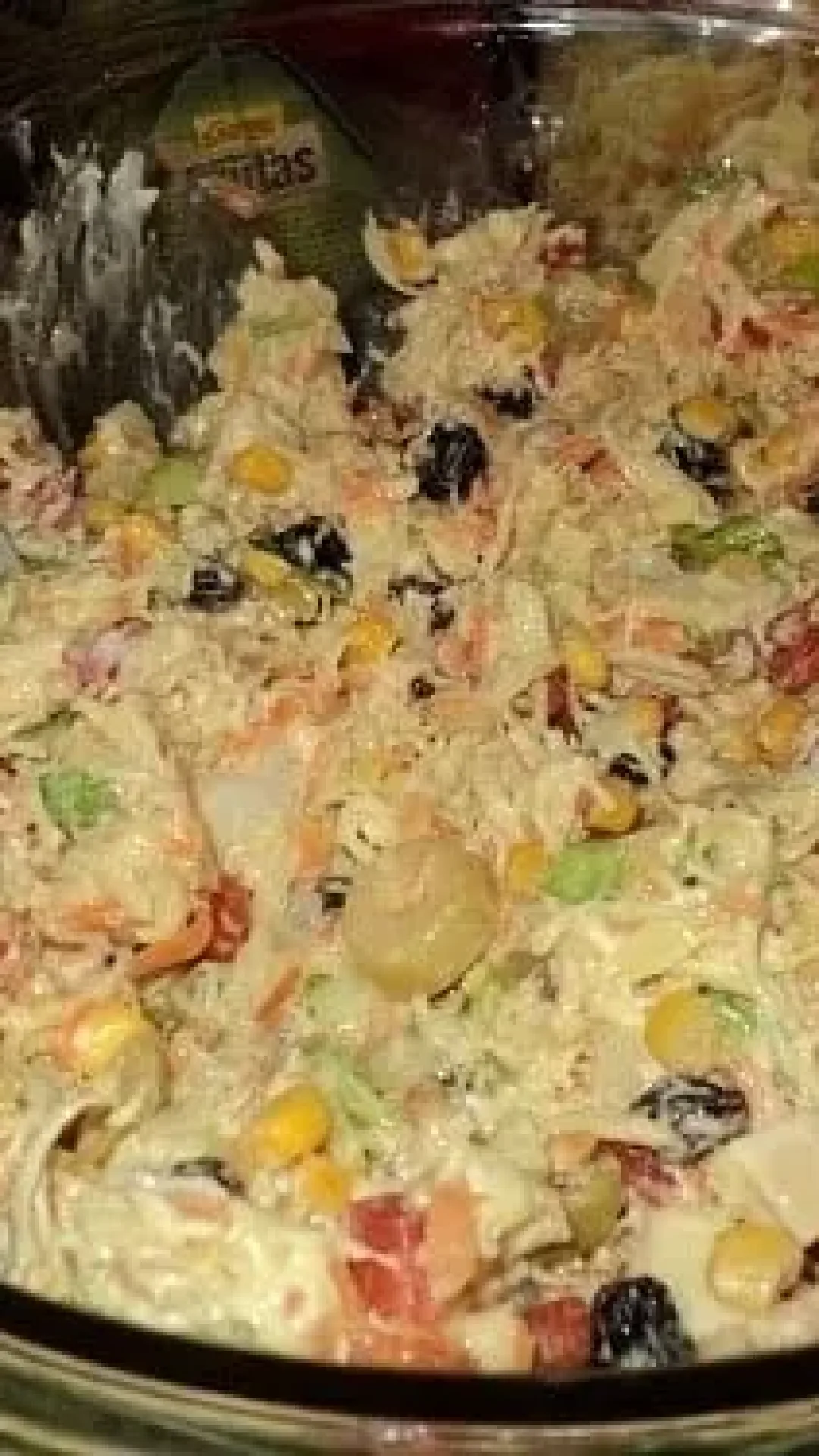 Salpicão de Frango com Creme de Leite