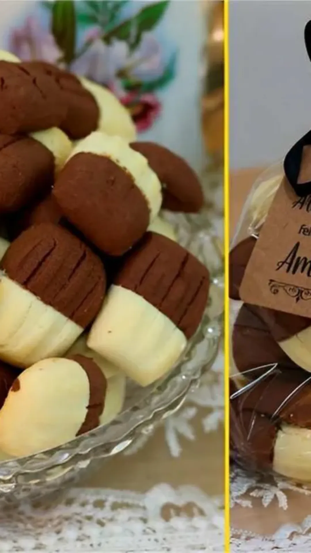 Sequilho de leite ninho com chocolate delicioso e perfeito para vender ou presentear