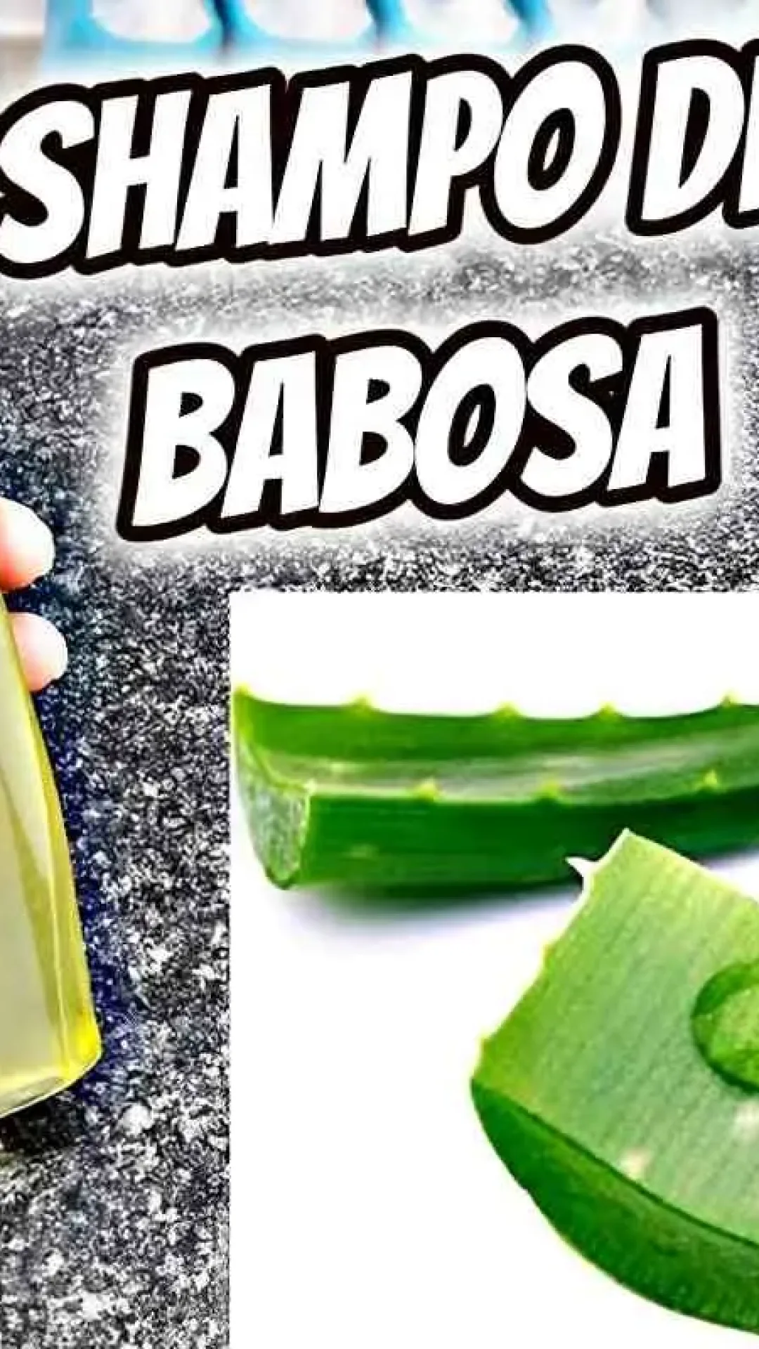 Shampoo de babosa caseiro maravilhoso feito com apenas 2 ingredientes