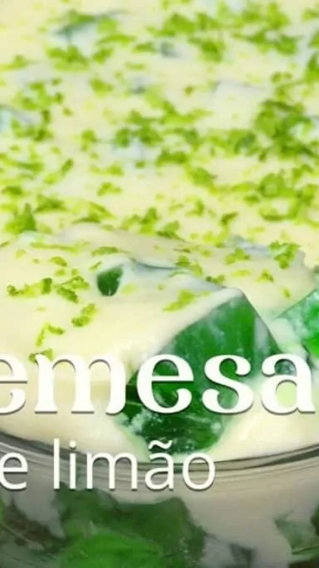 Sobremesa cremosa de limão, uma delícia que leva poucos ingredientes, é econômica, rápida e  deliciosa