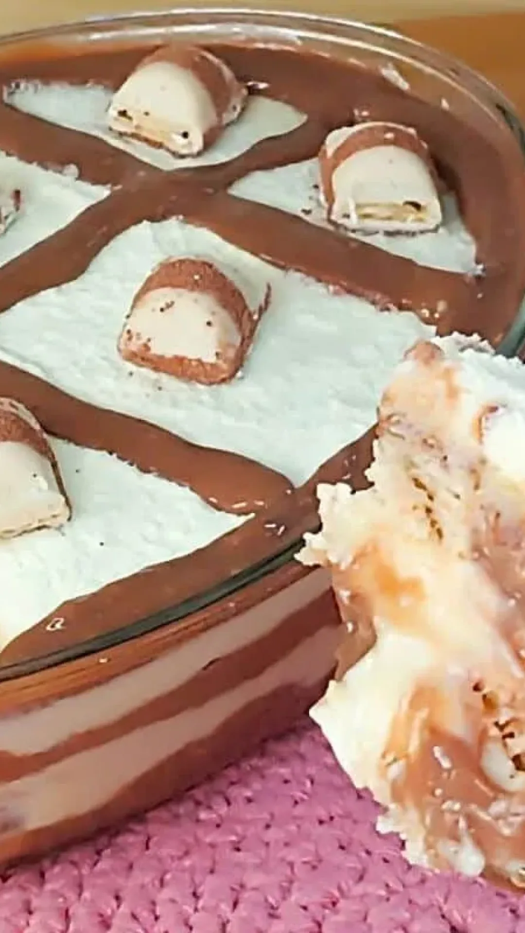 Sobremesa de kinder bueno fácil e saborosa que vai conquistar toda a sua família