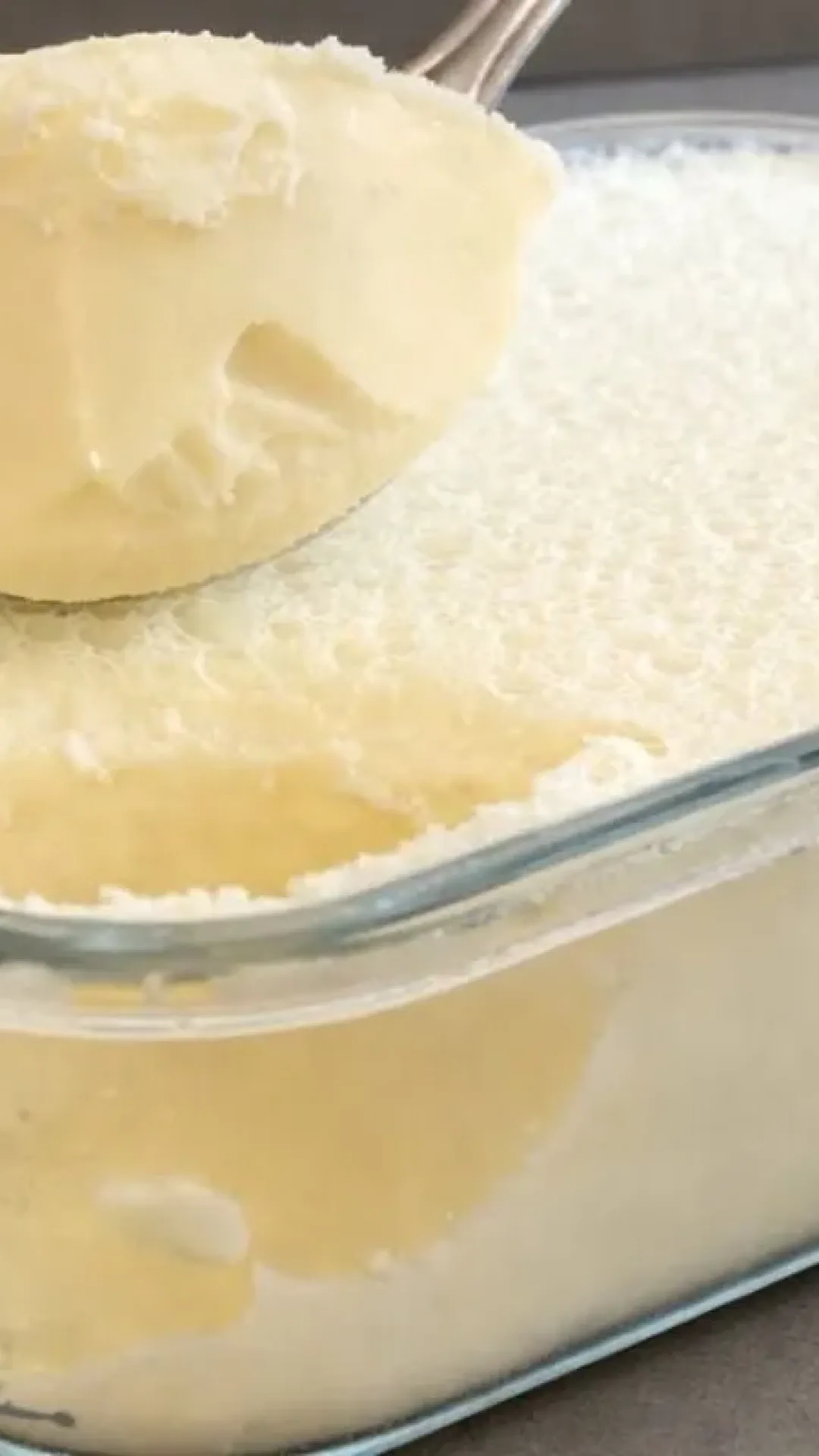 Sobremesa de Ninho deliciosa, que é só bater tudo no liquidificador e levar para gelar