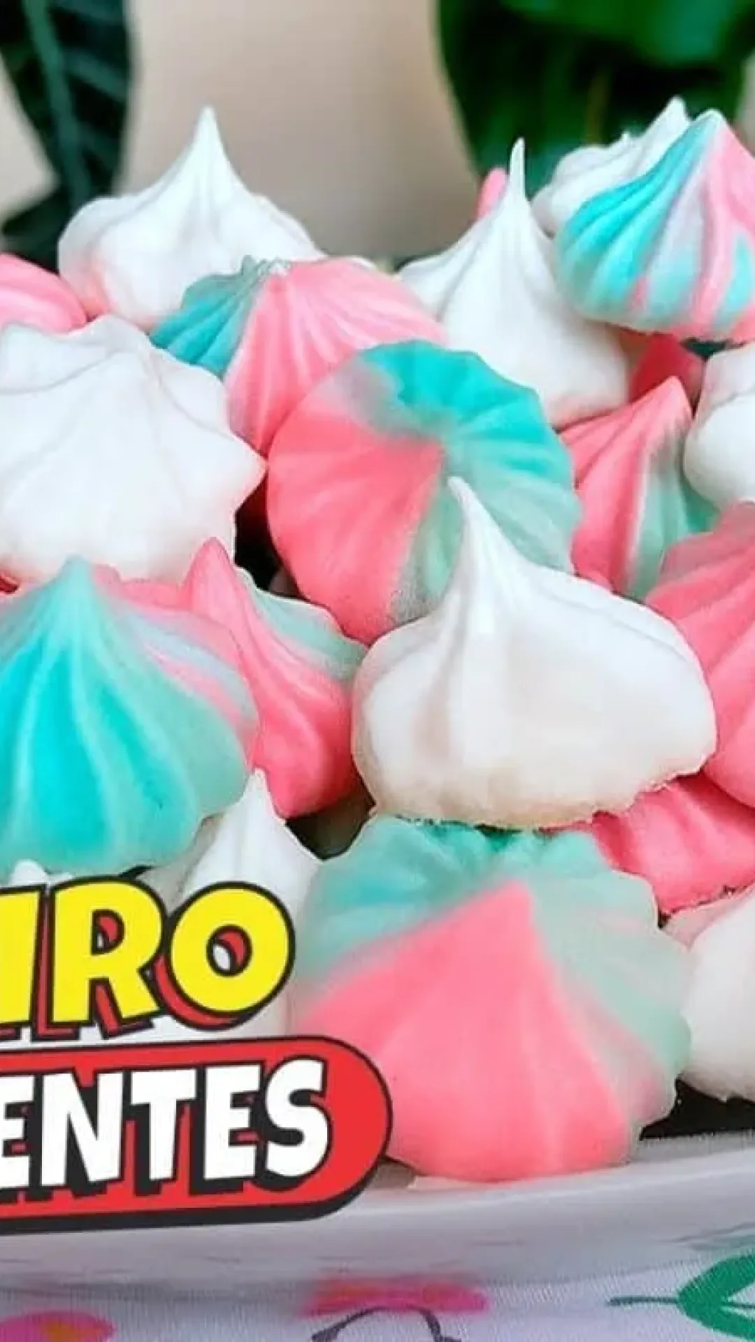 Suspiro caseiro com 3 ingredientes sequinho por fora e molinho por dentro, do jeito que todo mundo gosta