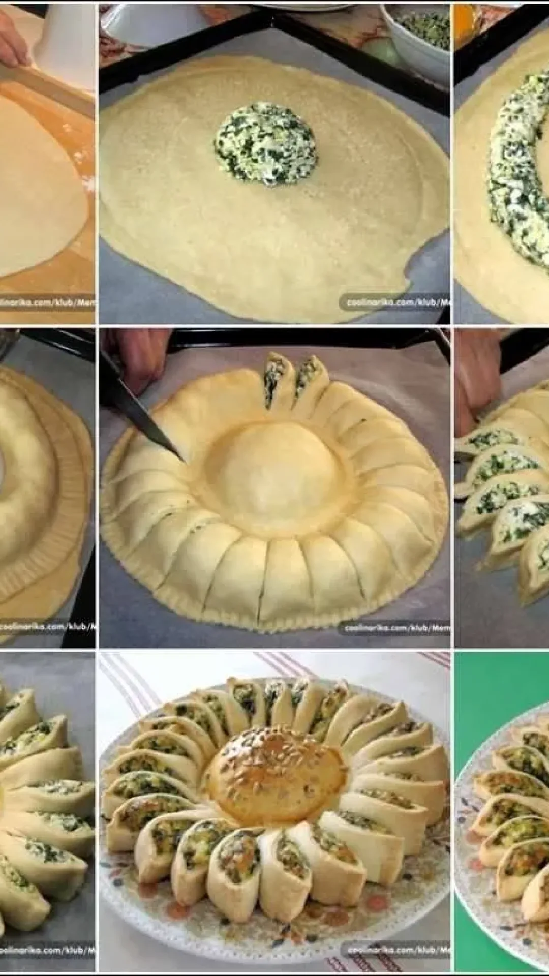 Torta-Aperitivo de Espinafre com Ricota