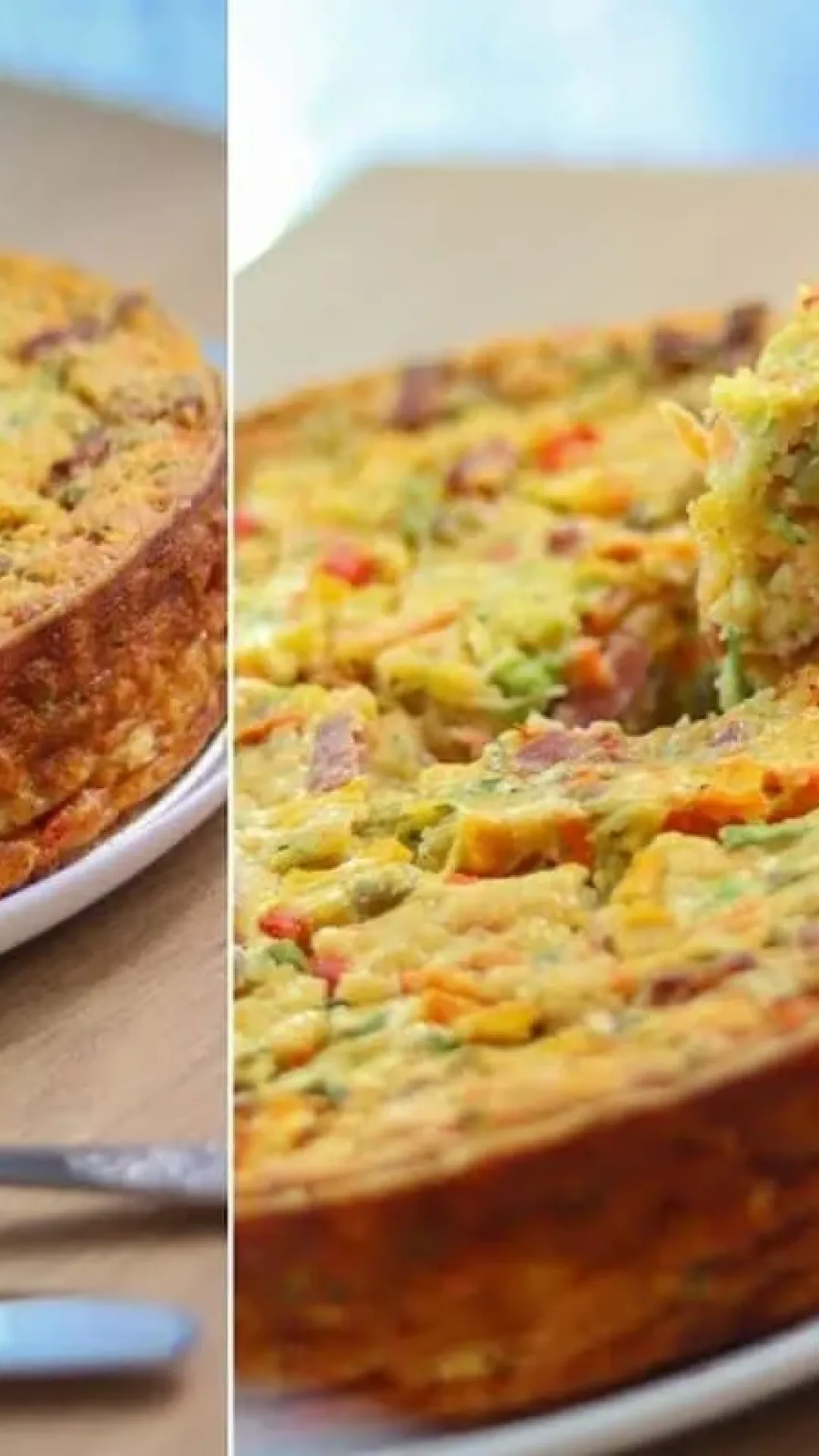 Torta cremosa de abobrinha super leve e saborosa para uma refeição saudável e rápida