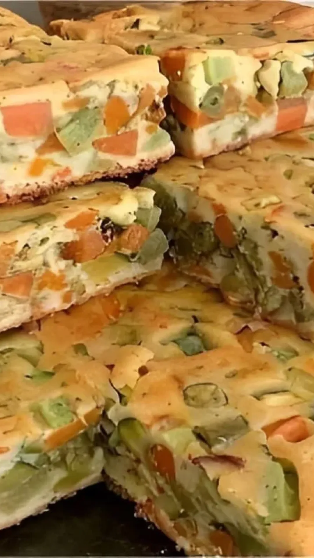 Torta de legumes fácil para aproveitar os legumes da sua geladeira