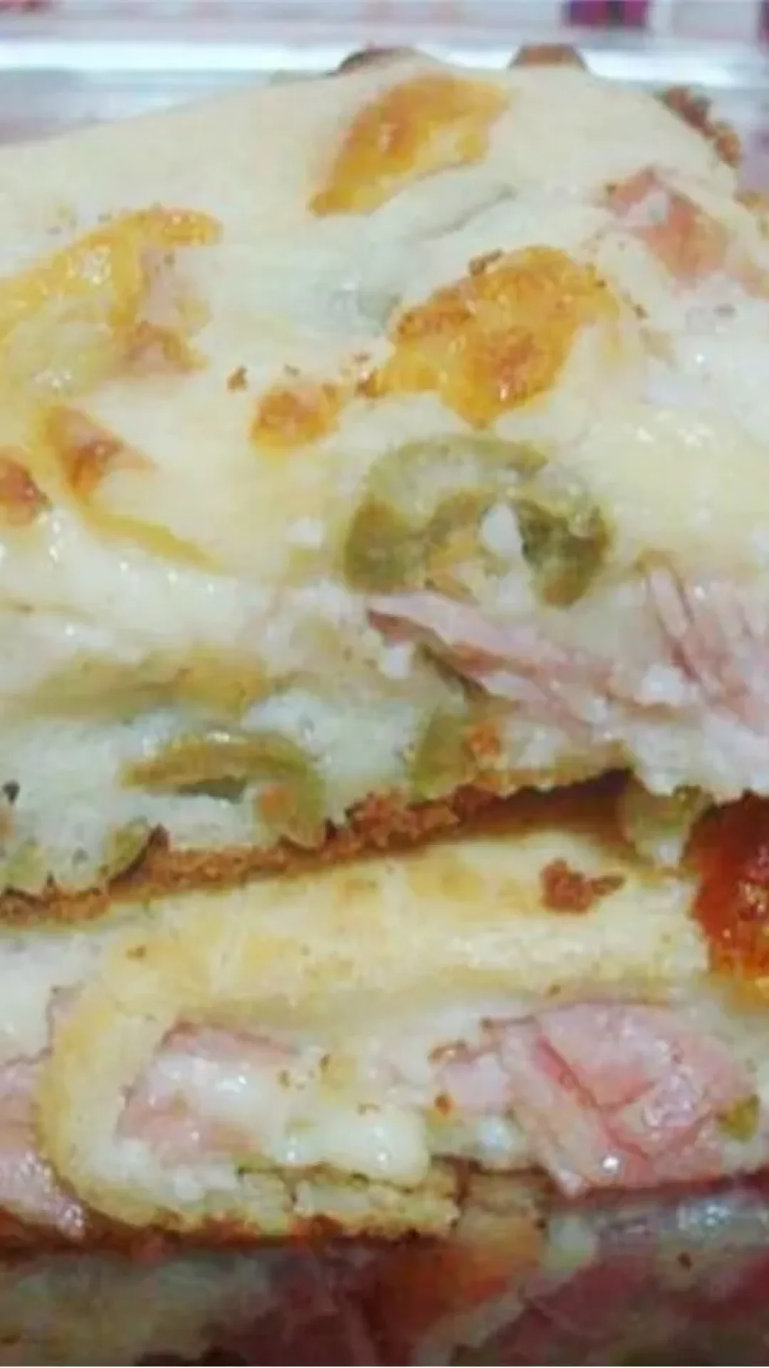 Torta de presunto e queijo de liquidificador com massa de batata mais leve e saborosa