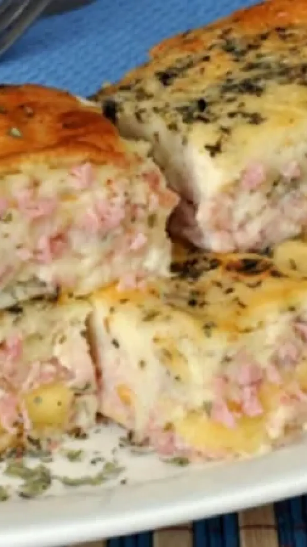Torta de Presunto e Queijo