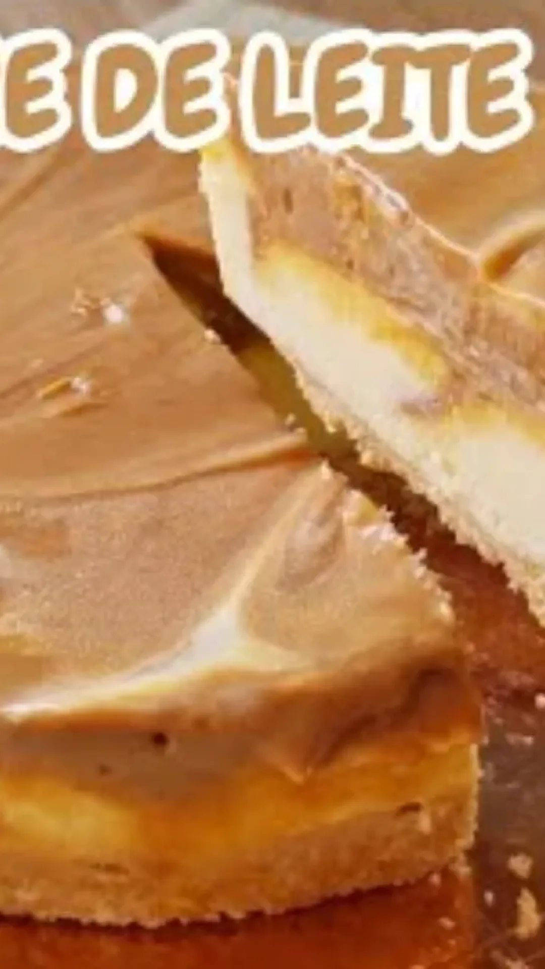 Torta doce de leite muito cremosa e totalmente irresistível