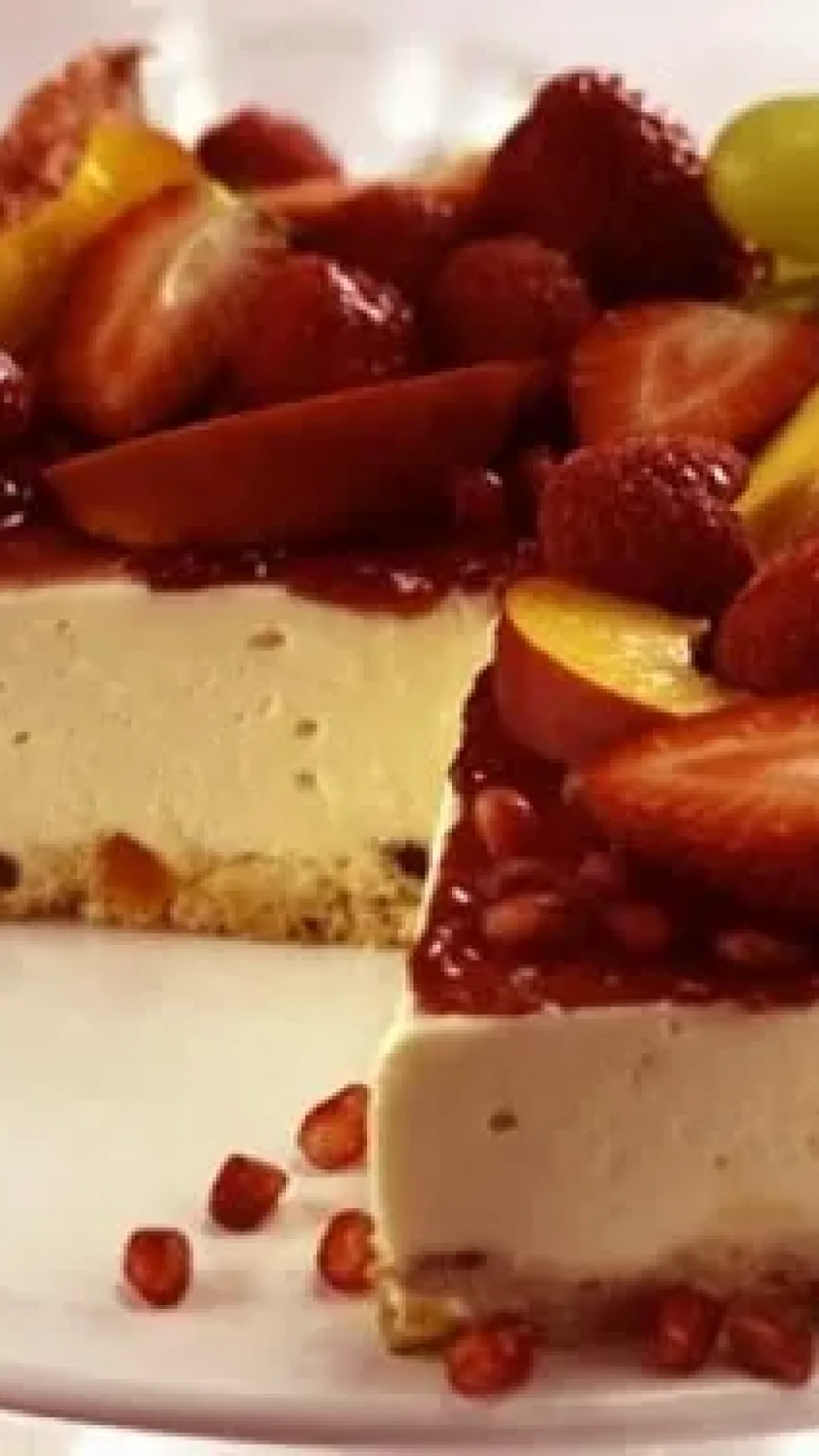 Torta Gelada de Panetone e Frutas