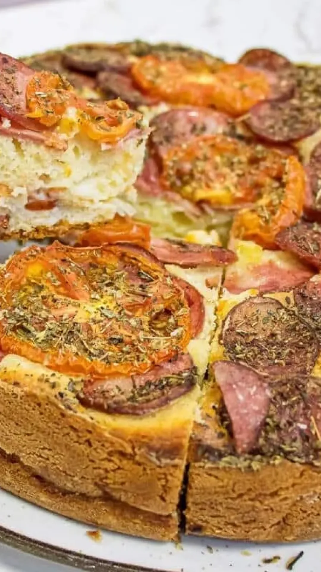 Torta pizza de calabresa: faço essa delícia todo fim de semana de tão gostosa