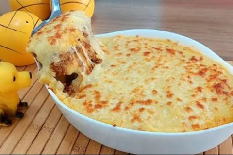 Surpreenda todo mundo no seu almoço com essa polenta rechead