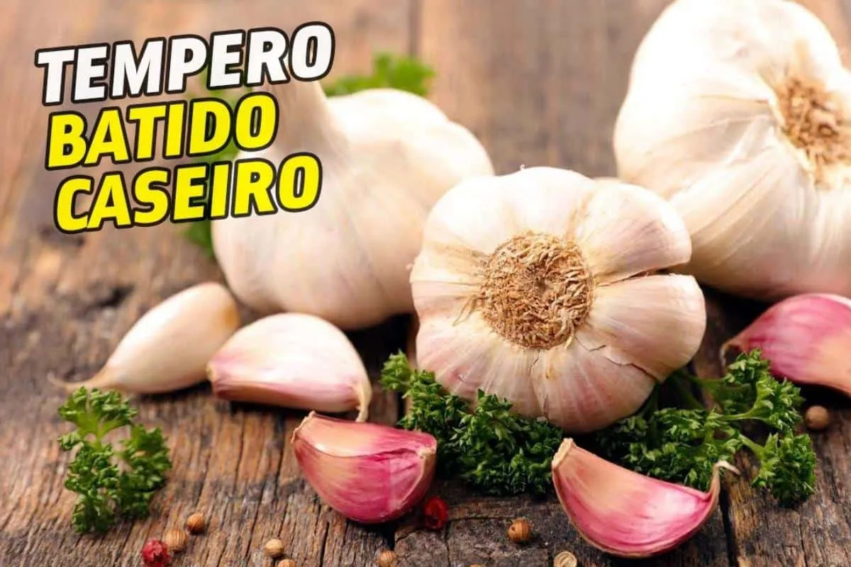 Tempero caseiro de alho para você usar em todos os pratos qu