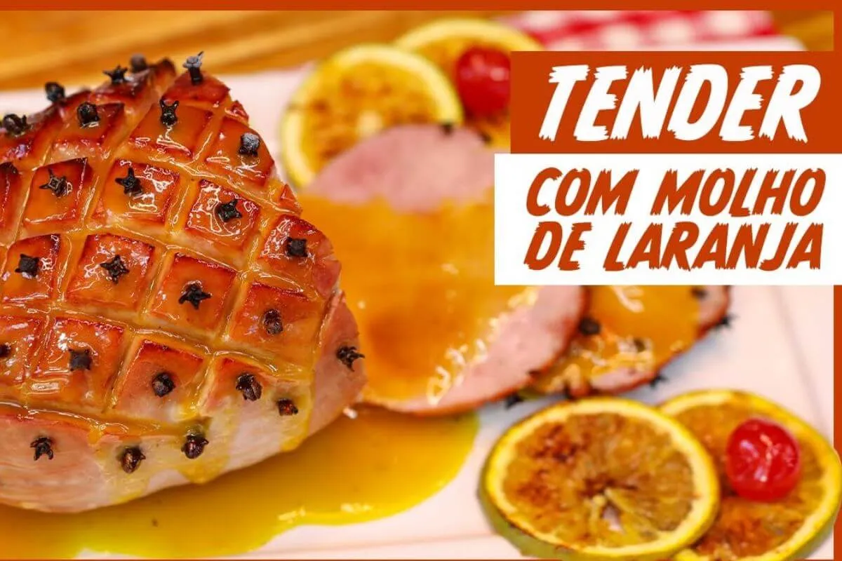 Tender com molho de laranja uma receita de chef para você fa