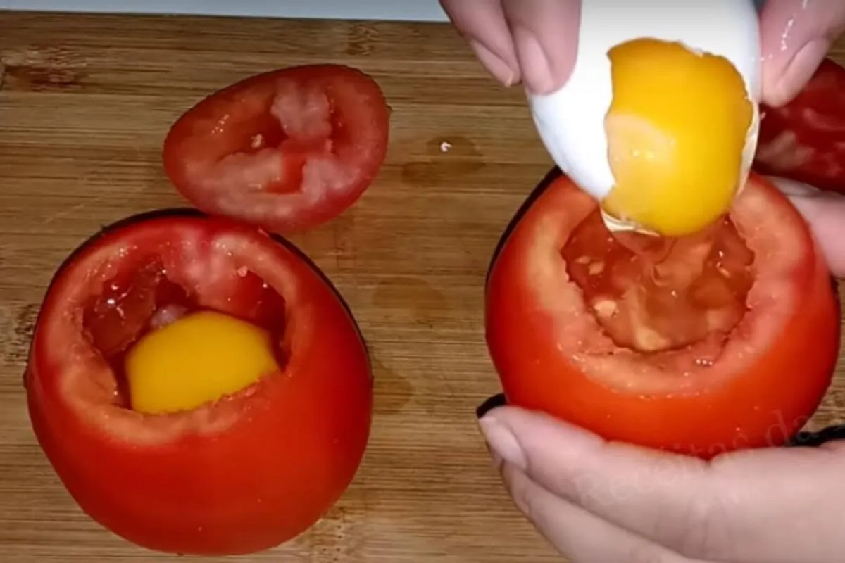 Tomate recheado que pega todo mundo de surpresa: não precisa