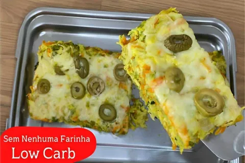 Torta assada sem farinha sem açúcar e sem carboidratos muito