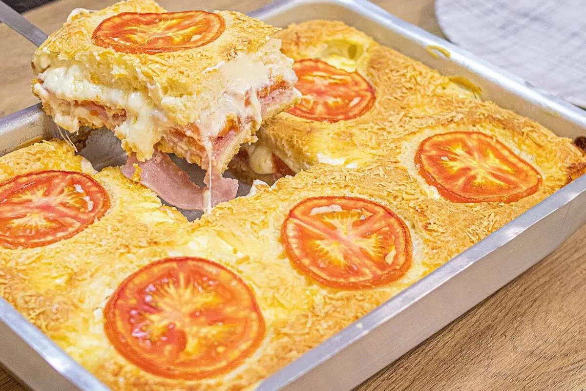 Torta bauru mega cremosa: é só bater a massa no liquidificad