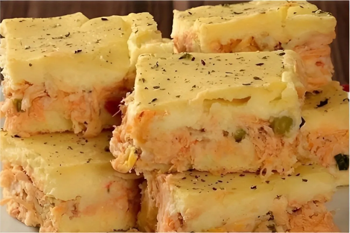 Torta cremosa de batata com frango receita prática para faze