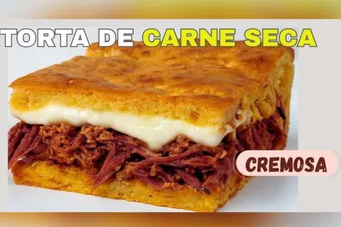 Torta cremosa de carne seca: uma gostosura fácil que você fa
