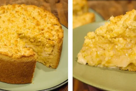 Torta de abacaxi com coco gelada fácil e cremosa que parece 
