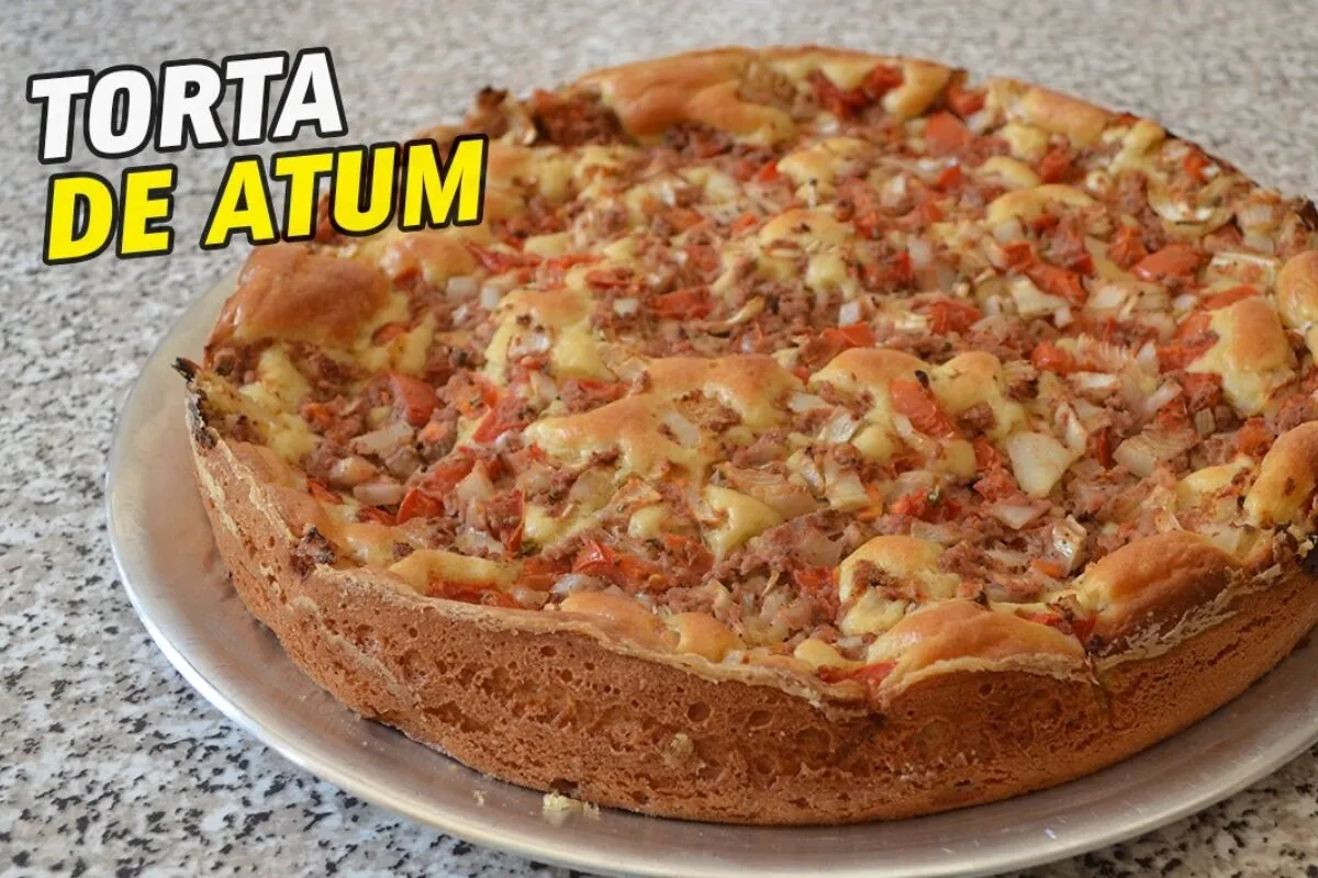 Torta de atum, uma delícia que fica pronta rapidinho e tem u