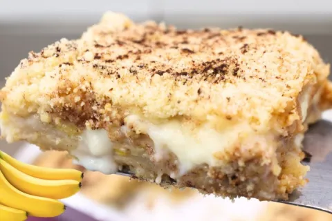 Torta de banana: uma torta que é sucesso garantido, cremosa,