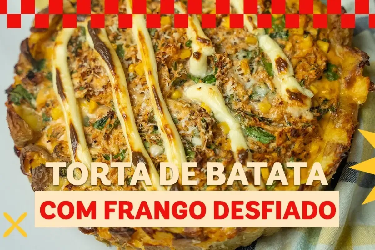 Torta de batata com frango: você esquecer a pizza do fim de
