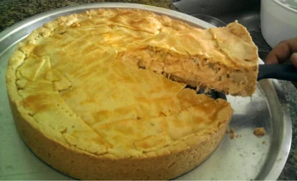 Torta de Frango com Massa Podre