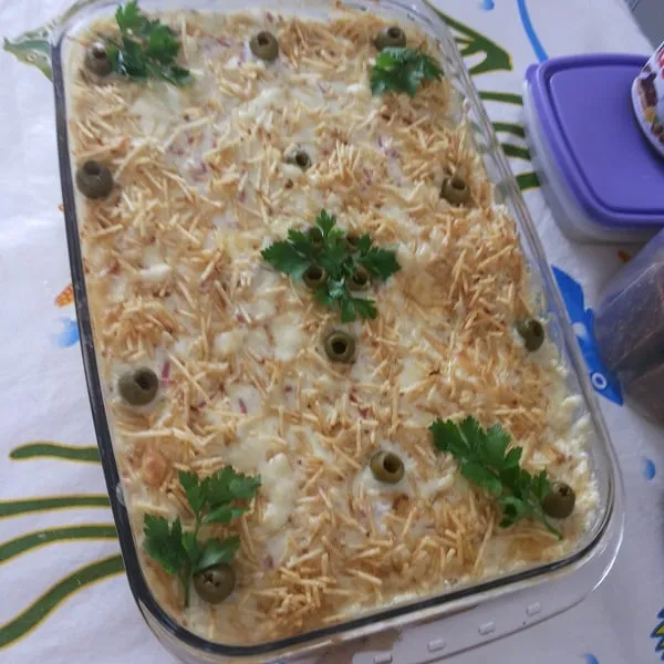 Torta de Frango com Pão de Forma