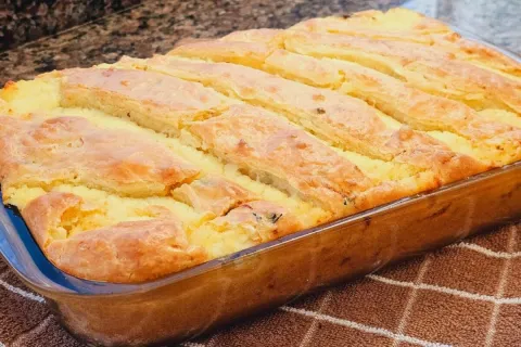Torta de frango de liquidificador prática que serve bem qual