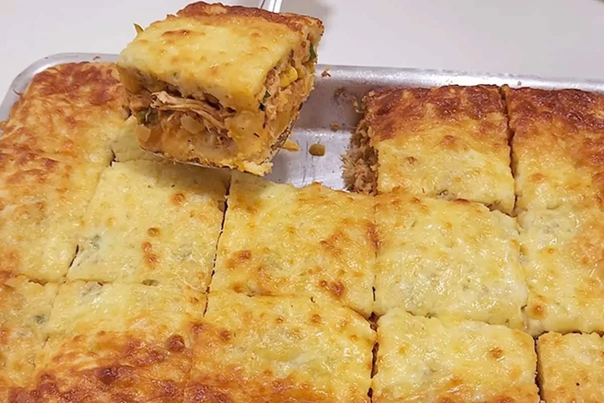 Torta de frango deliciosa e especial, ideal para qualquer oc