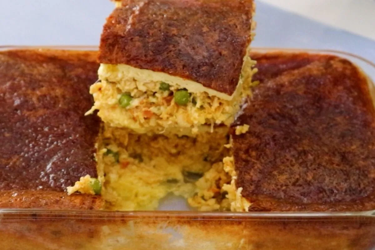 Torta de frango sem massa super leve e sem farinha, perfeita
