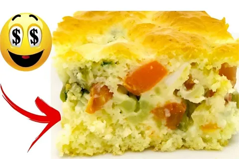 Torta de legumes com massa de liquidificador macia e bem fof