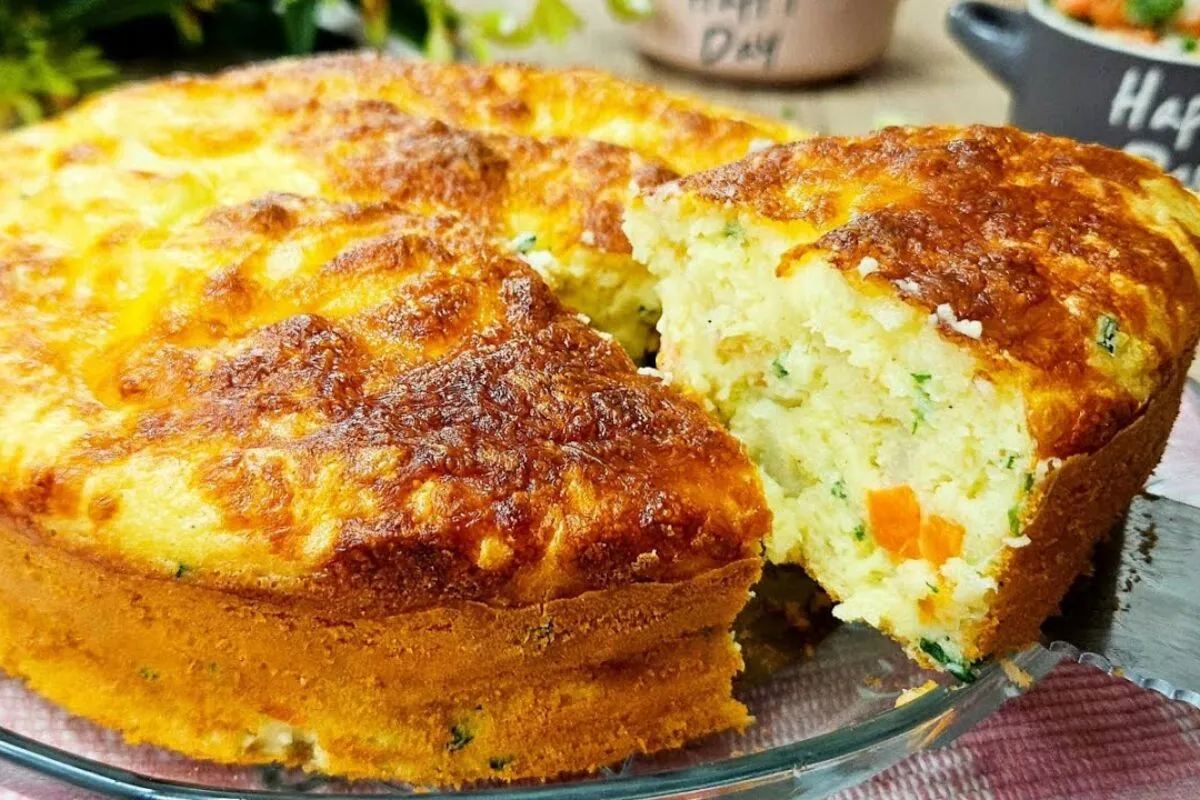 Torta de legumes com uma levinha e que vai agradar toda sua