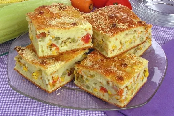 Torta de Legumes de Liquidificador