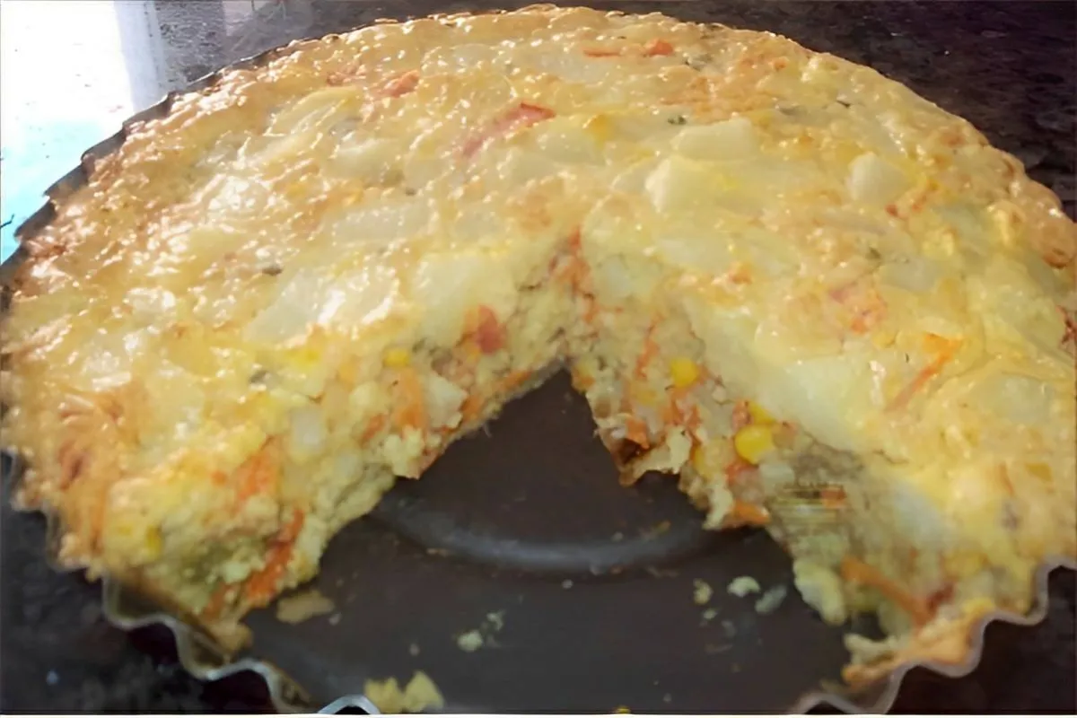 Torta de legumes de liquidificador uma torta leve saudável p