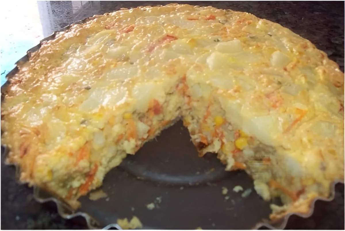 Torta de legumes perfeita para crianças que não comem legume