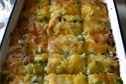 Torta de legumes sem farinha muito simples e prática de prep