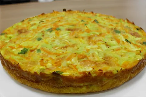 Torta de legumes sem farinha uma delícia até quem não come l