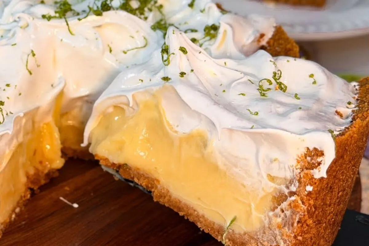 Torta de limão: incrível, você precisa fazer assim, torta as