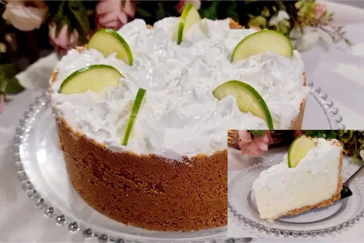 Torta de limão: uma sobremesa gelada e linda que é uma verda