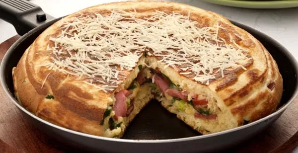 Torta de Liquidificador na Frigideira