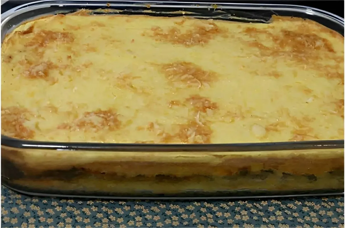 Torta de mandioca com carne moída uma receita deliciosa e pe