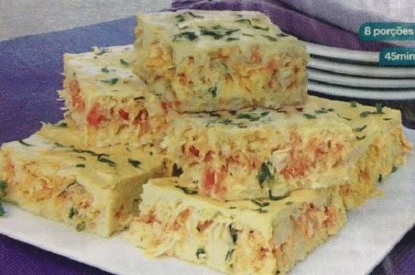 Torta de Mandioquinha com Frango